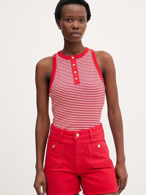 Tommy Hilfiger top damski bawełniany - zdjęcie produktu nr 1