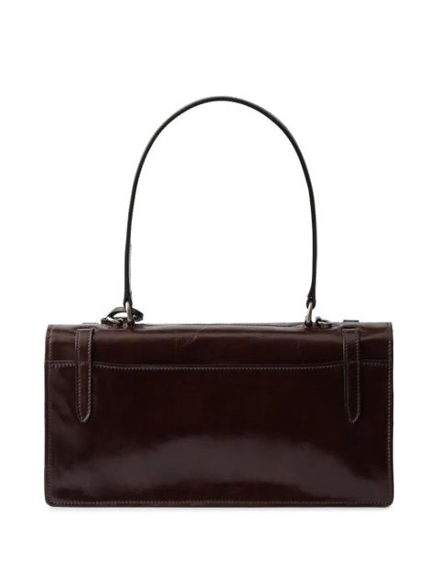 Prada medium leather tote bag - Brown - zdjęcie produktu nr 2