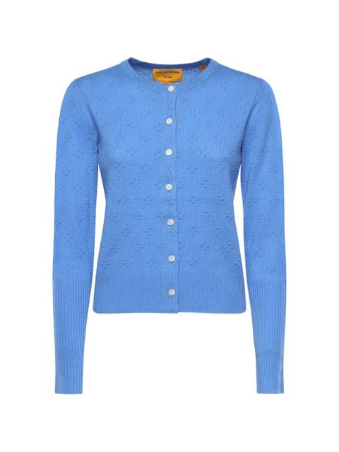 Guest In Residence cashmere cardigan - Blue - zdjęcie produktu nr 1