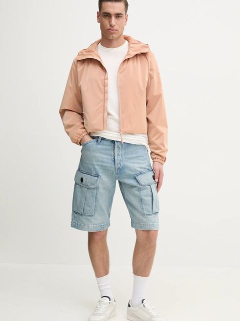 Rains kurtka Lohja Short Insulated Jacket W3T1 kolor różowy przejściowa 15780