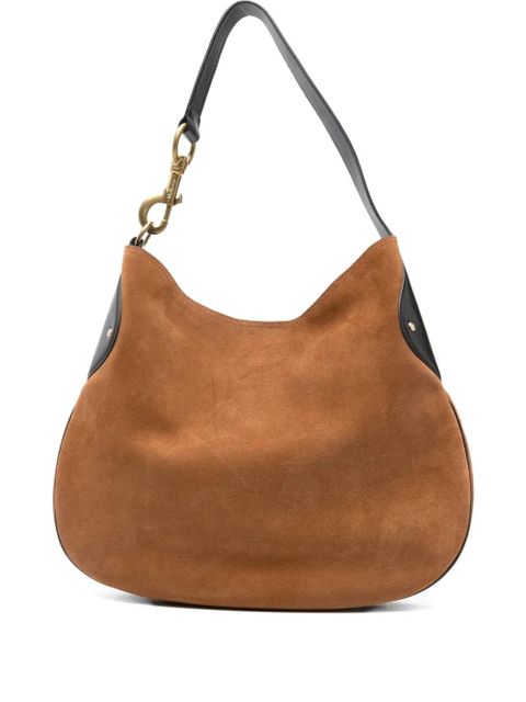 Mulberry suede shoulder bag - Brown - zdjęcie produktu nr 1
