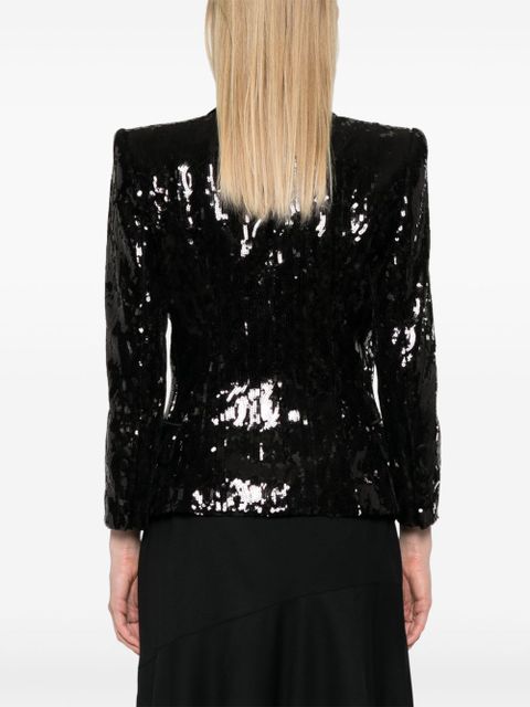 Balmain sequinned blazer - Black