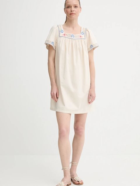 Levi's sukienka z domieszką lnu AMBRE BABYDOLL DRESS - zdjęcie produktu nr 1