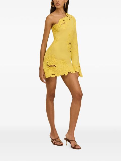 Cult Gaia Marlena one-shoulder~MINI dress - Yellow - zdjęcie produktu nr 2