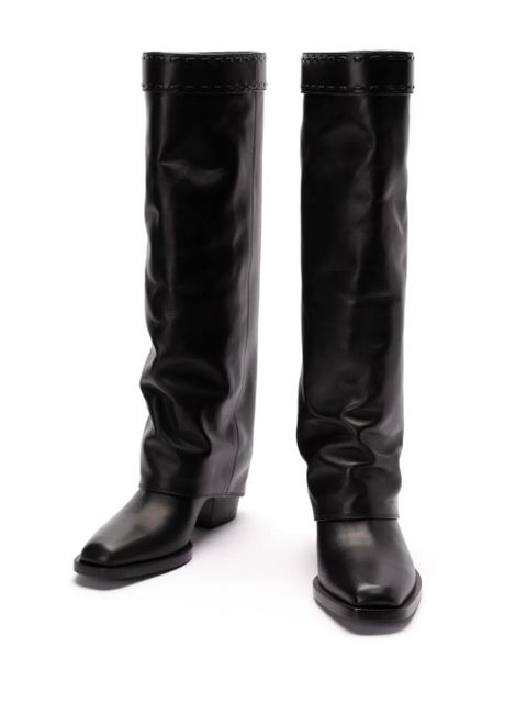 FENDI Show leather boots - Black