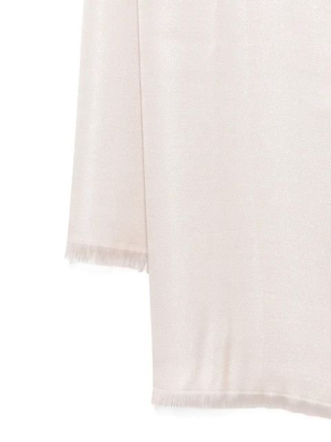 TWINSET fringed-edge scarf - Pink
