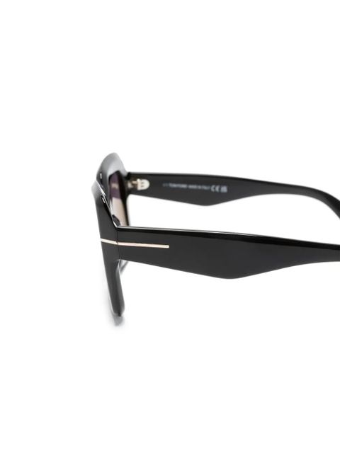 TOM FORD Eyewear Esme square-frame sunglasses - Black