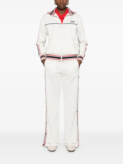 Golden Goose striped-trim jacket - Neutrals