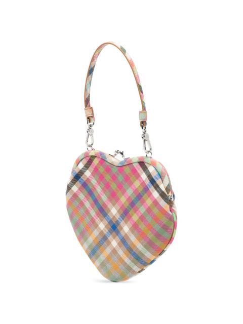 Vivienne Westwood Belle Heart checked tote bag - Pink