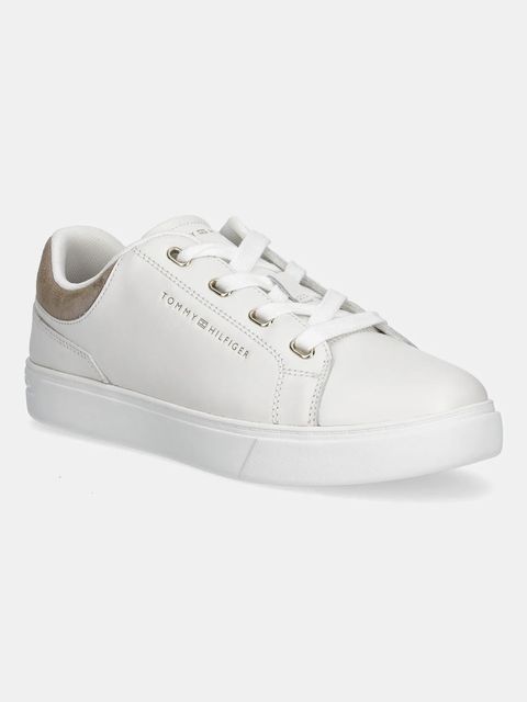 Tommy Hilfiger sneakersy skórzane CASUAL CUPSOLE SNEAKER damskie kolor biały FW0FW08816 - zdjęcie produktu nr 1