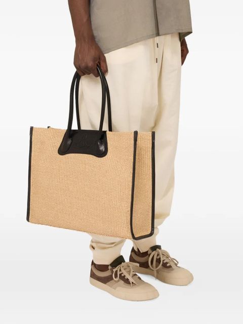 Vivienne Westwood Troy woven tote bag - Neutrals - zdjęcie produktu nr 1