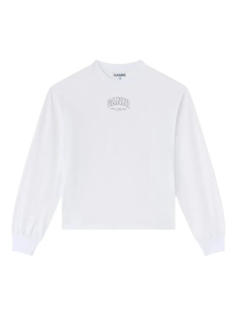 GANNI long-sleeve T-shirt - White - zdjęcie produktu nr 1