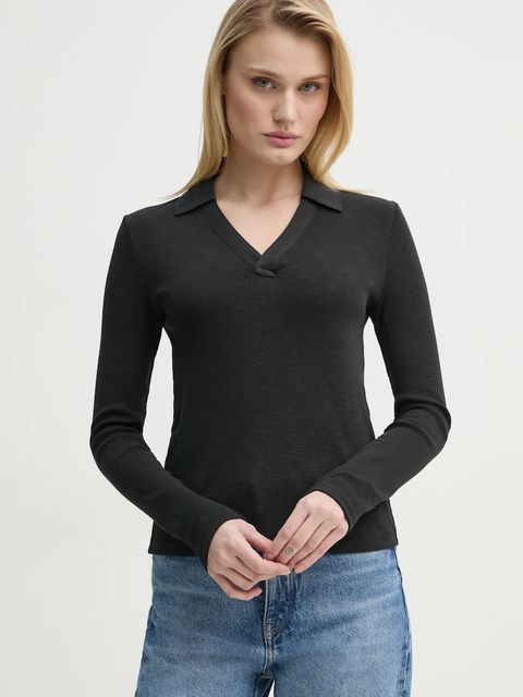 G-Star longsleeve bawełniany kolor czarny D26074-D958 - zdjęcie produktu nr 1