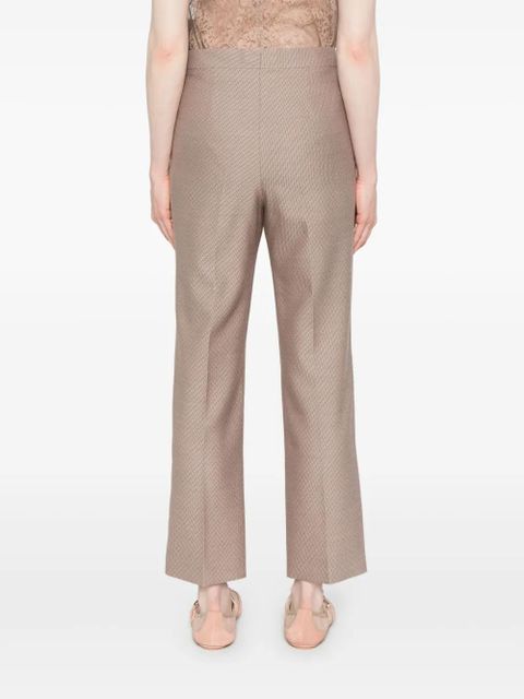FENDI FF-jacquard trousers - Brown - zdjęcie produktu nr 2