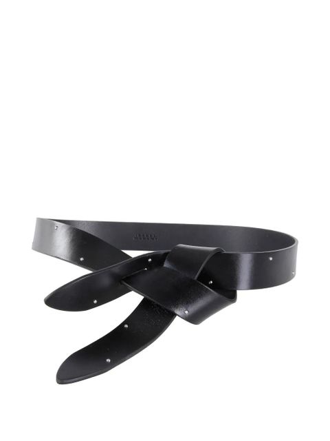 ISABEL MARANT knot-detail belt - Black - zdjęcie produktu nr 1