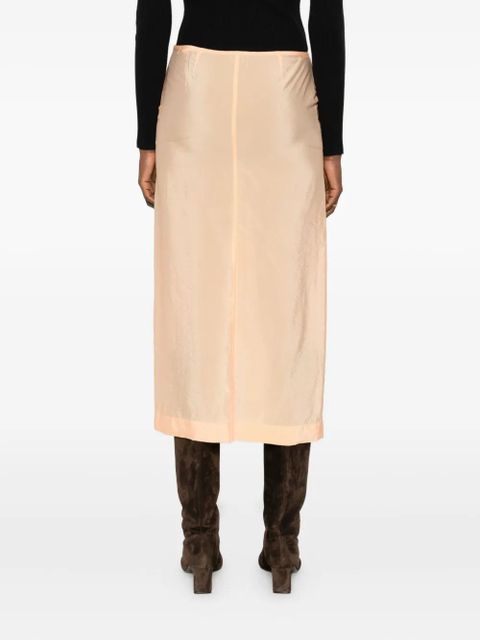 Nanushka low-rise pencil skirt - Orange