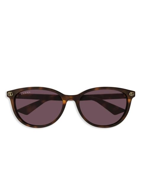 Gucci Eyewear square frame sunglasses - Brown - zdjęcie produktu nr 1