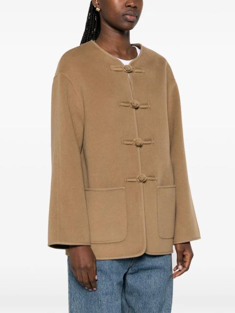 Róhe double-faced jacket - Brown