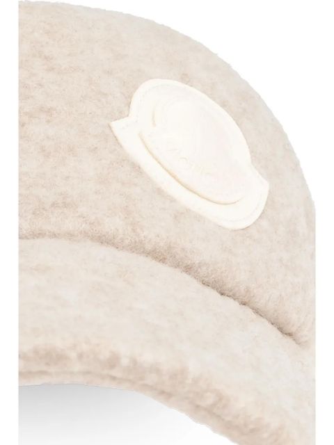 Moncler Logo patch cap - Neutrals