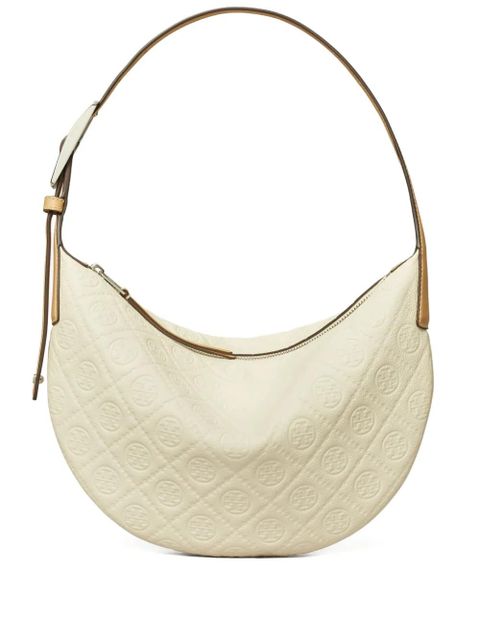 Tory Burch small Balloon T-monogram shoulder bag - White - zdjęcie produktu nr 1