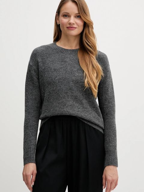 Pepe Jeans sweter z domieszką wełny damski kolor szary PL7000031 - zdjęcie produktu nr 1