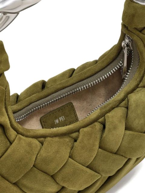 JW Pei woven top-handle shoulder bag - Green