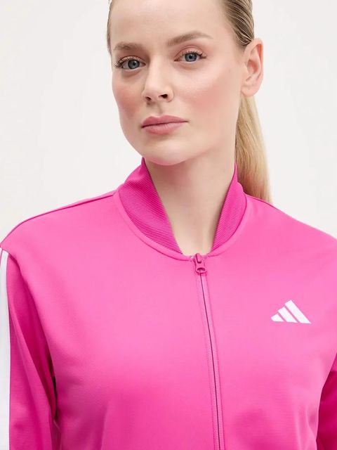 adidas dres 3-Stripes damski kolor różowy JD5436