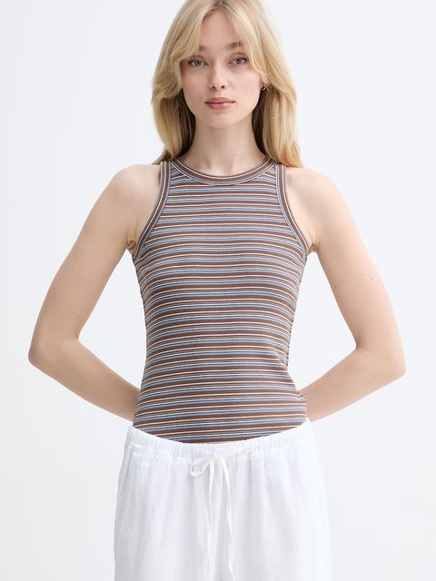 Marc O'Polo top damski z bawełny - zdjęcie produktu nr 1