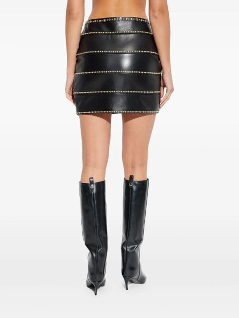 Versace studded-embellishment mini skirt - Black