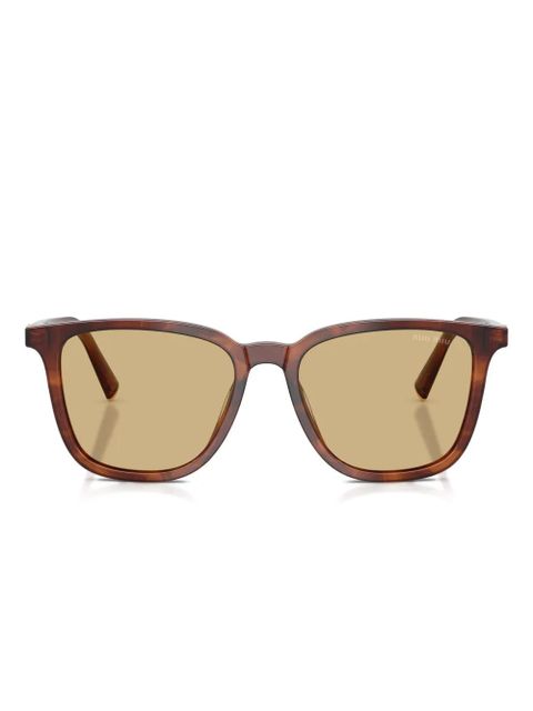 Miu Miu Eyewear tortoiseshell-pattern sunglasses - Brown