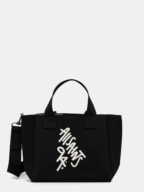 AllSaints torebka IZZY kolor czarny W454XC - zdjęcie produktu nr 1