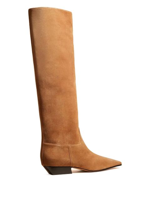 KHAITE Marfa leather boots - Brown