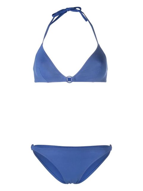 ERES halterneck tie fastening bikini - Blue
