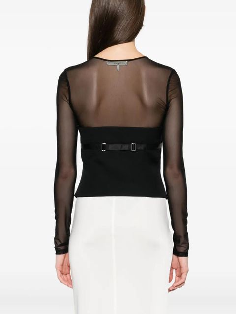 Alexander Wang deconstructed top - Black
