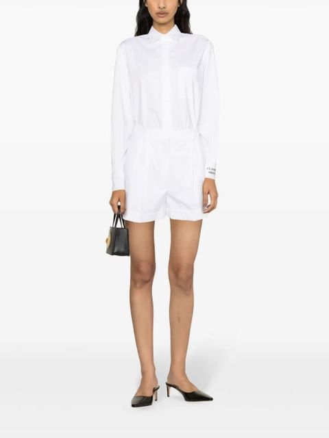 Moschino chest-pocket poplin shirt - White - zdjęcie produktu nr 2