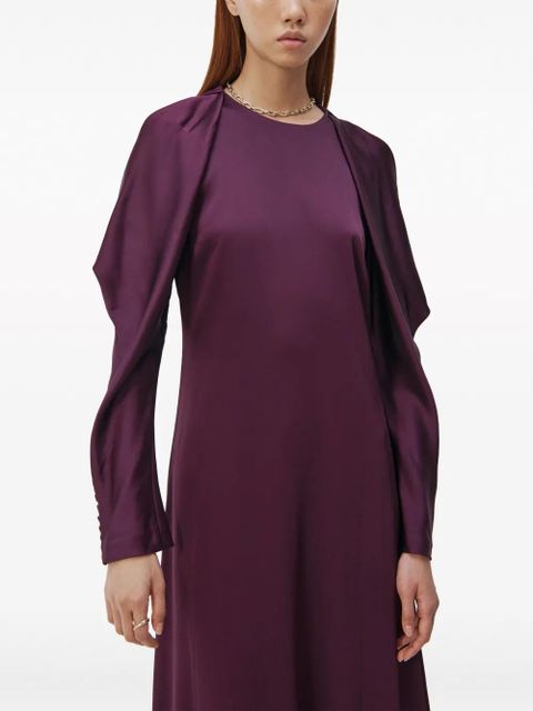 Simkhai Lovisa cold-shoulder midi dress - Purple