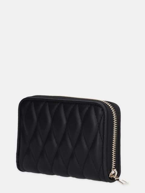 Guess portfel VALLA damski kolor czarny SWQG81 22140