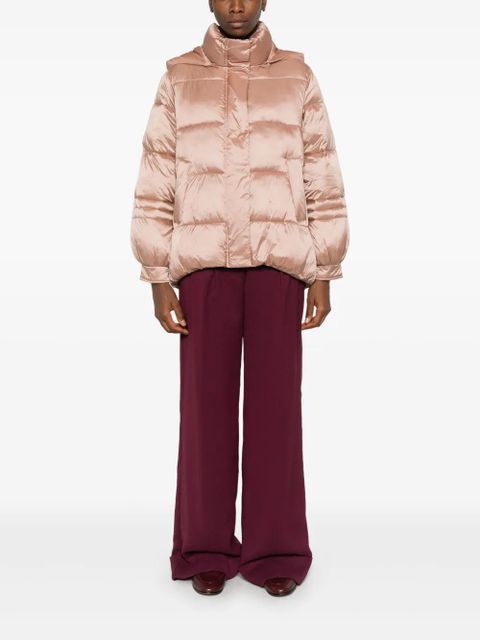 TWINSET striped jacquard puffer jacket - Pink - zdjęcie produktu nr 2