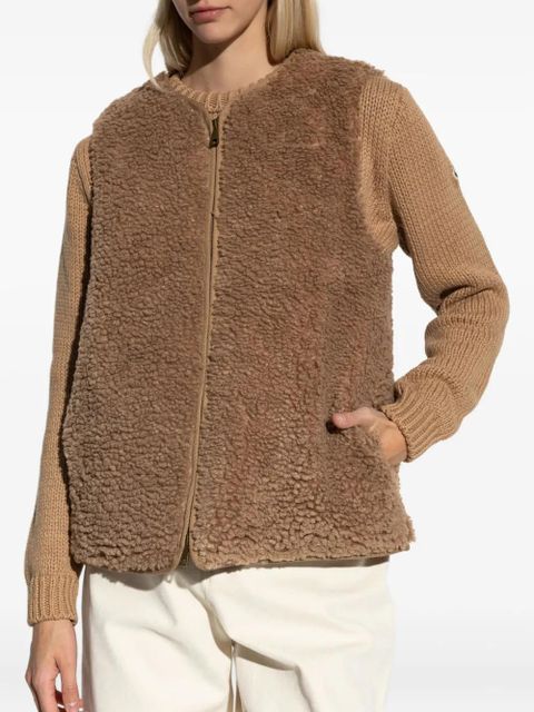 Moncler Quintin quilted jacket - Neutrals