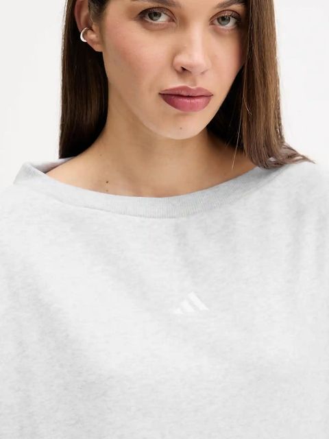 adidas bluza Coquette damska kolor szary melanżowa JM1901