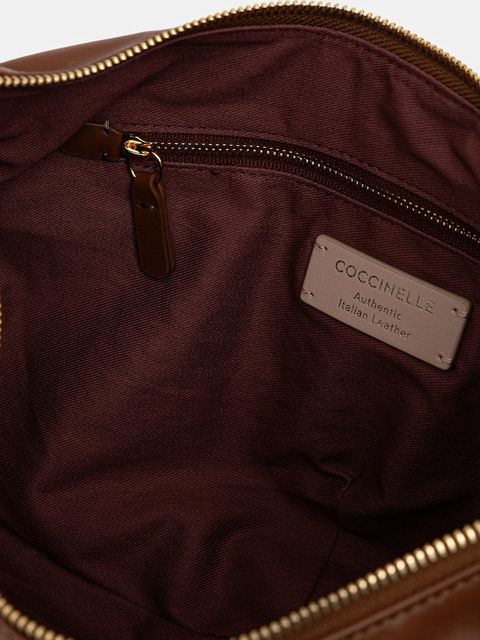 Coccinelle torebka skórzana FUROSHIKI kolor brązowy E1 U1A 13 02 01