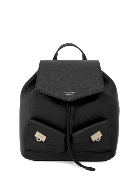 Ferragamo Hug mini backpack - Black - zdjęcie produktu nr 1