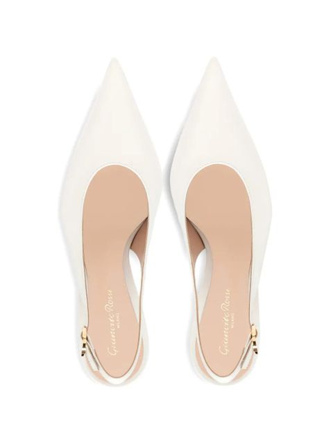 Gianvito Rossi Sofia slingback pumps - White