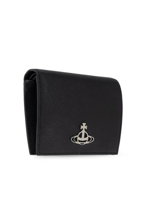 Vivienne Westwood bi-fold logo plaque wallet - Black
