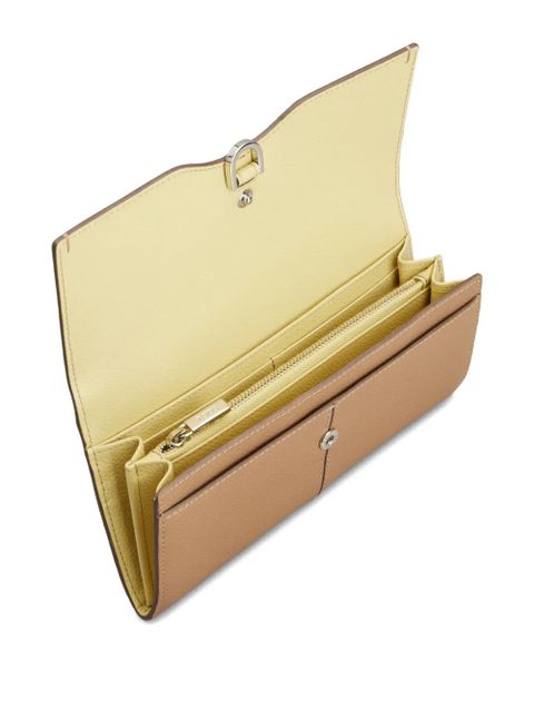 Tod's zip flap wallet - Neutrals