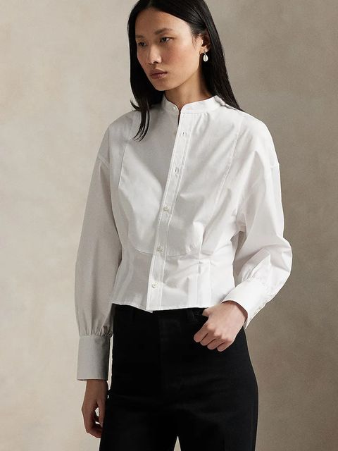 Polo Ralph Lauren koszula bawełniana damska kolor biały relaxed 211971507 - zdjęcie produktu nr 1