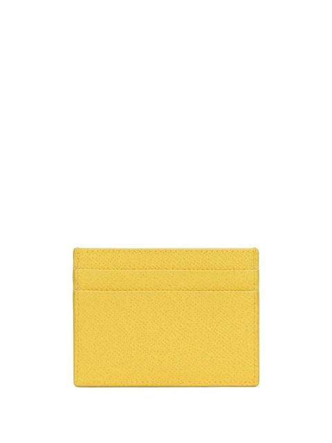 Dolce & Gabbana Dauphine logo-plaque cardholder - Yellow - zdjęcie produktu nr 2