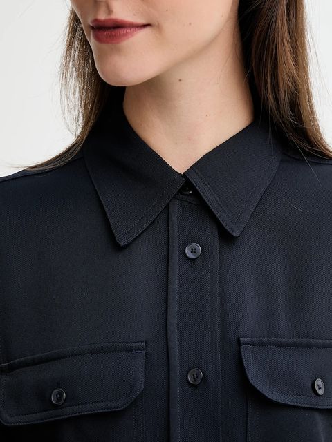 Gant sukienka kolor granatowy midi prosta 4503438