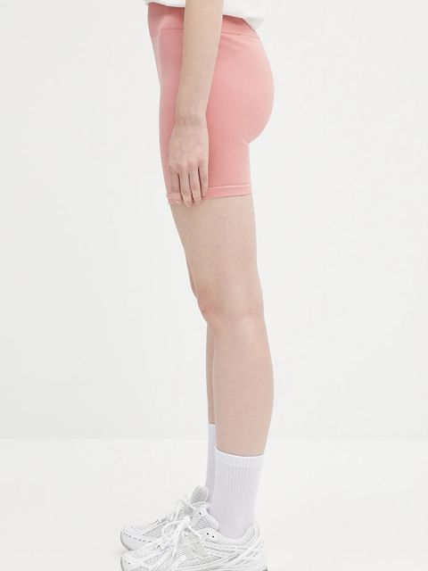 Pangaia szorty Plant-Stretch Compressive Shorts damskie kolor różowy gładkie high waist 10002485 - zdjęcie produktu nr 2