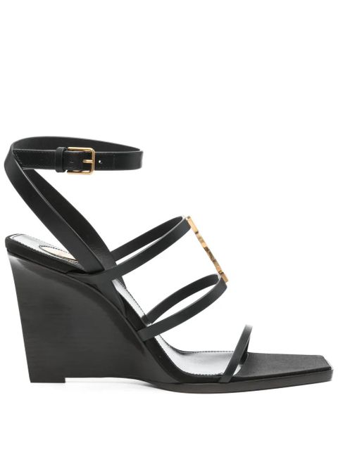 Saint Laurent 100mm Cassandra sandals - Black - zdjęcie produktu nr 1